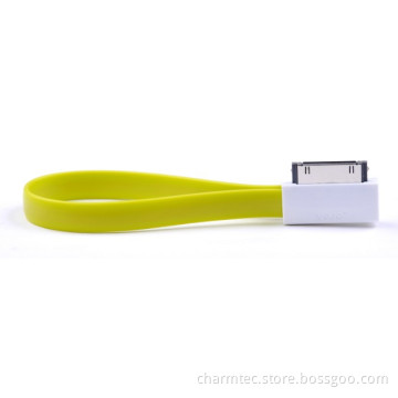 Bracelet Mini Charging Data Sync Cable, USB to Dock for iPhone4/4s Series, Green